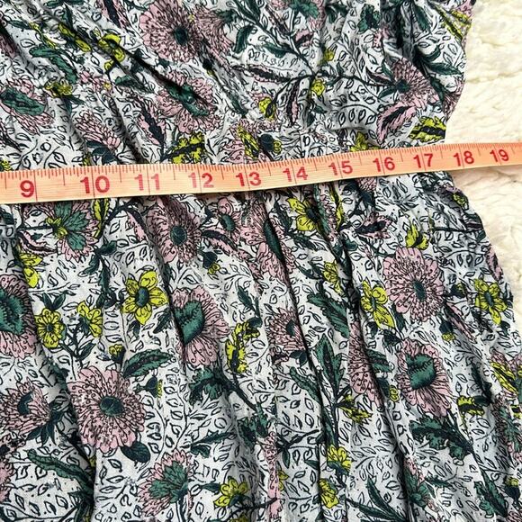 Torrid Ditsy Floral Faux Wrap Dress Textured Size 2 Plus Size 2X MIDI Flowy PP28 - Picture 10 of 12